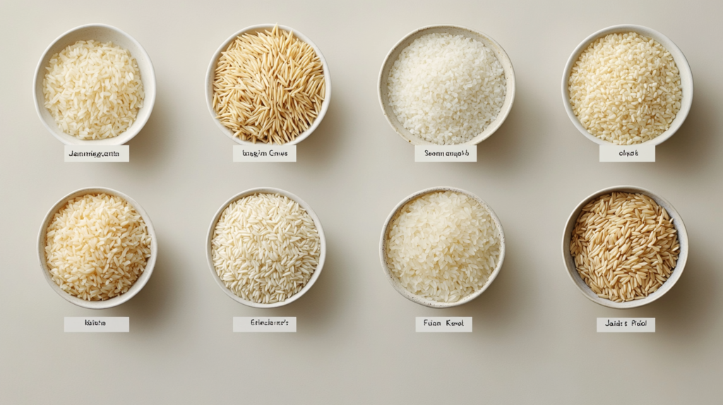 Different Types of Rice for Various Recipes