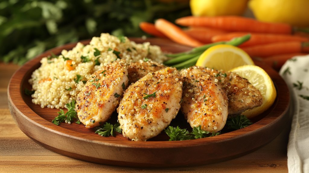 Healthy Lemon Herb Chicken Tenderloins