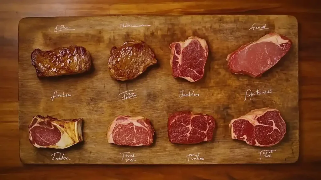 Different Cuts of Steak for Cooking