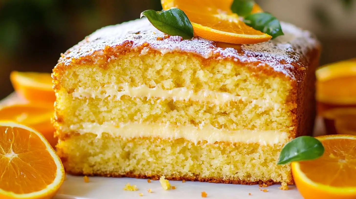 Orange Cake Recipe - Moist and Delicious Homemade Cake