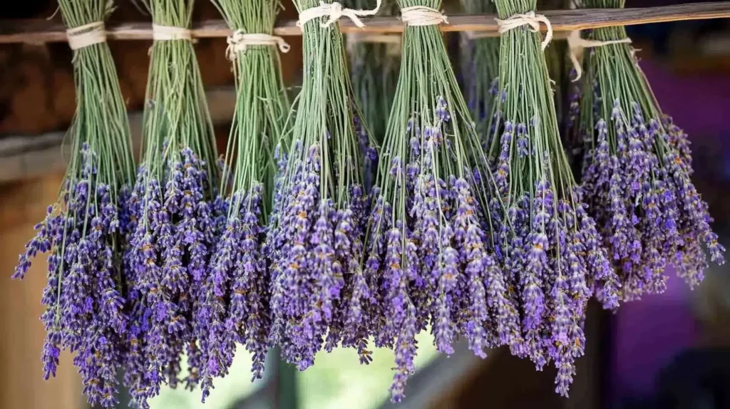 How to dry lavender at home