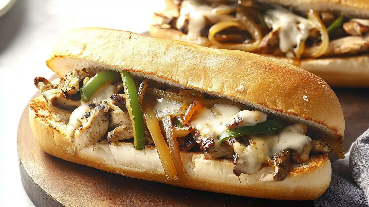 Grilled Chicken Cheesesteak