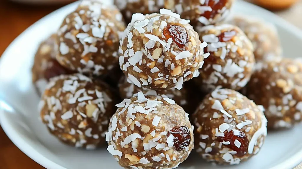 Medjool Date Energy Bliss Balls Recipe