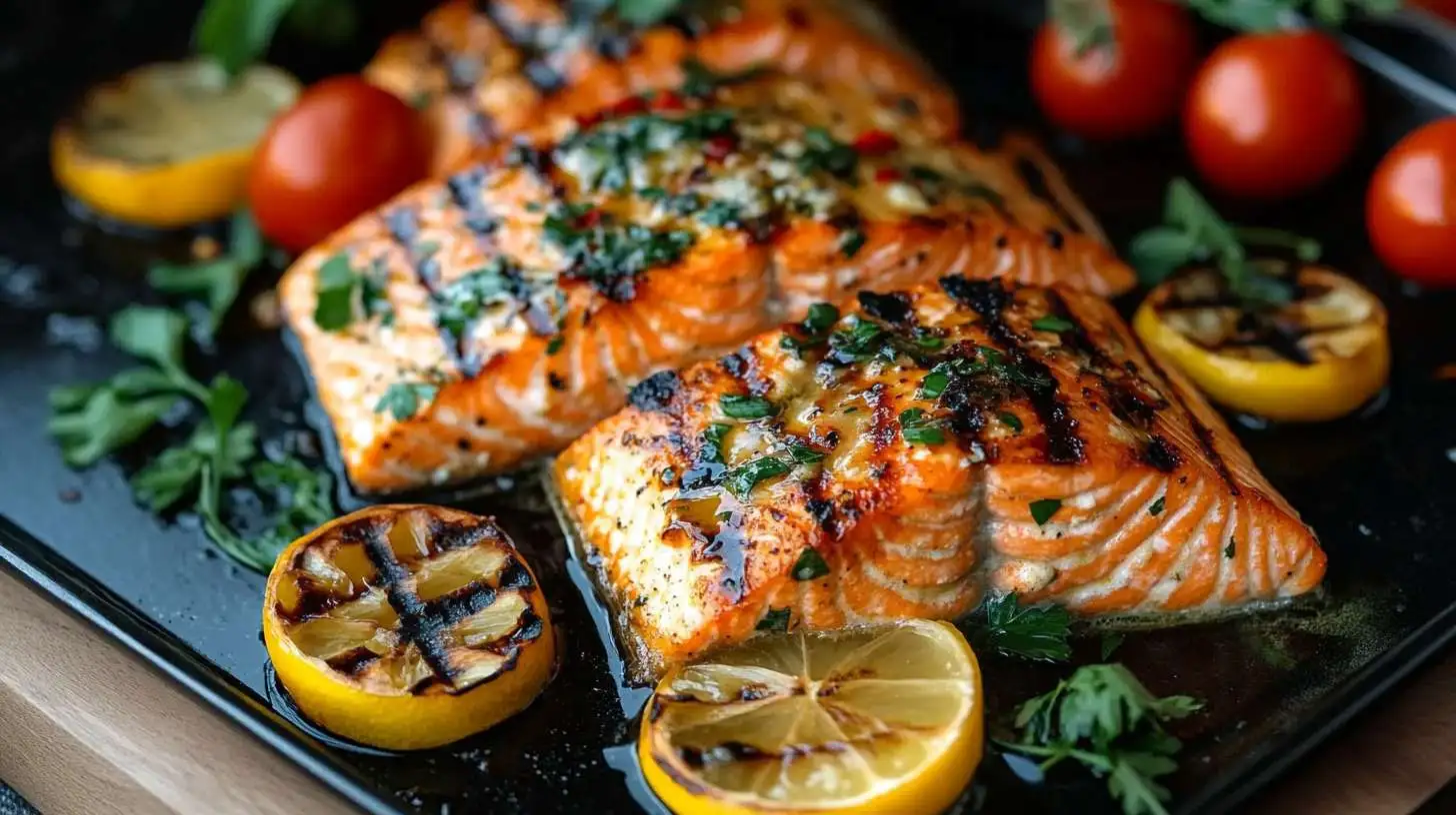 Salmon Steak Recipe – Grilled to Perfection with Juicy, Smoky Flavor